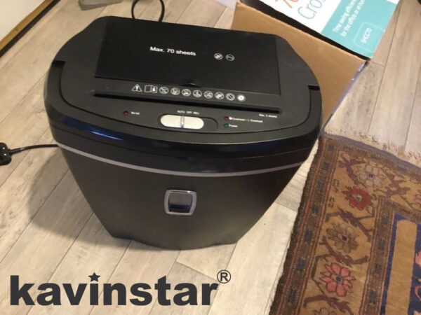 Kavinstar 755 AFX Auto Feed Paper Shredder Machine Shred Upto 75 Sheets Sequentially in Auto Mode Upto 5 Sheets - Image 2