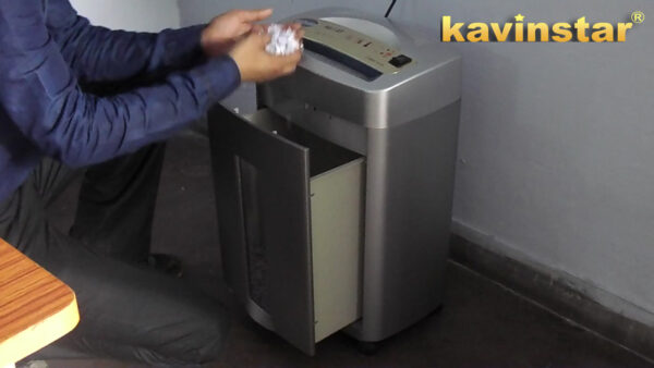 Kavinstar A6-1.8T Confidential Paper Shredder Machine Shred Upto 15-17 Sheets (70gsm) at a time with Noiseless Shredding - Image 7