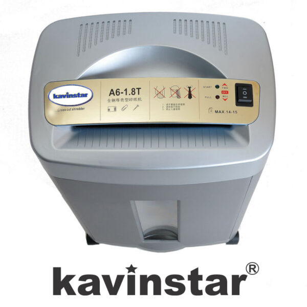 Kavinstar A6-1.8T Confidential Paper Shredder Machine Shred Upto 15-17 Sheets (70gsm) at a time with Noiseless Shredding - Image 3