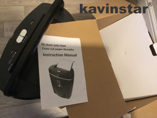 Kavinstar 755 AFX Auto Feed Paper Shredder Machine Shred Upto 75 Sheets Sequentially in Auto Mode Upto 5 Sheets - Image 6