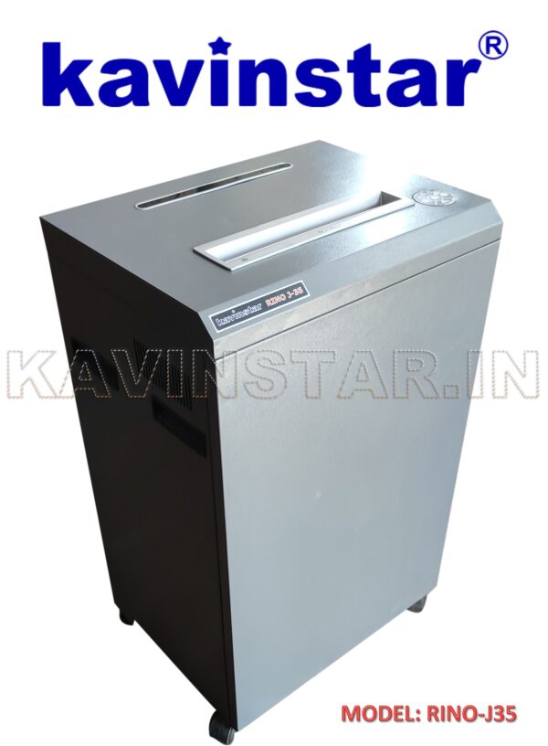 Kavinstar RINO J35 Heavy Duty Paper Shredder Machine Shred Upto 30-35 Sheets at a time (Metal Body) - Image 4