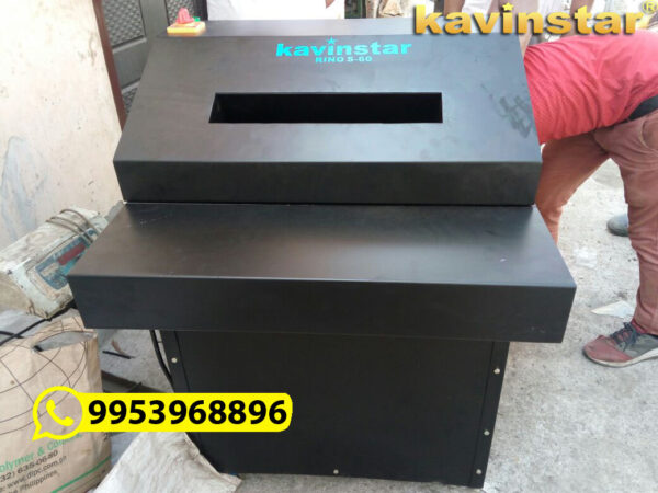 Kavinstar RINO S60 Heavy Duty Continue Running Industrial Paper Shredding Machine or Paper Katran Machine Shred Upto 50-60 Sheets at a time - Image 3