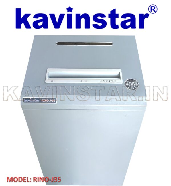 Kavinstar RINO J35 Heavy Duty Paper Shredder Machine Shred Upto 30-35 Sheets at a time (Metal Body) - Image 2
